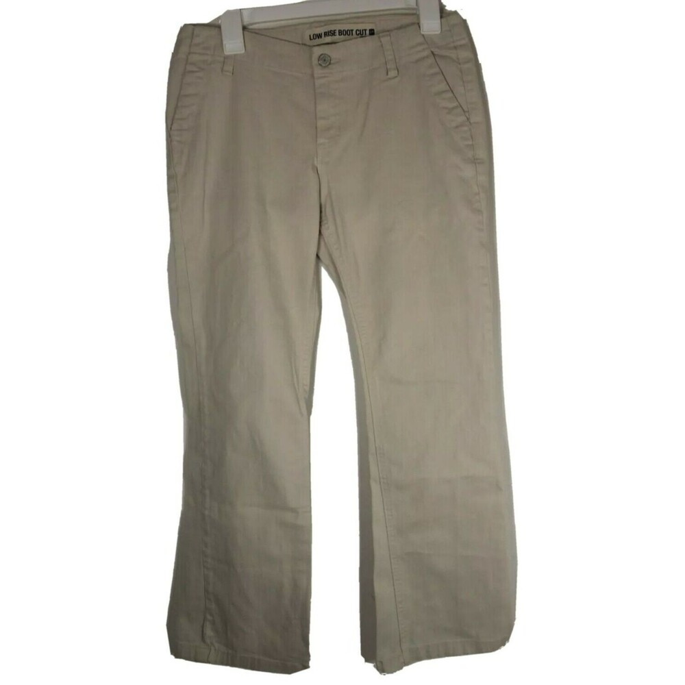 Women's Gap Beige Low Rise Boot Cut Stretch Jeans 28w x 26L Pants